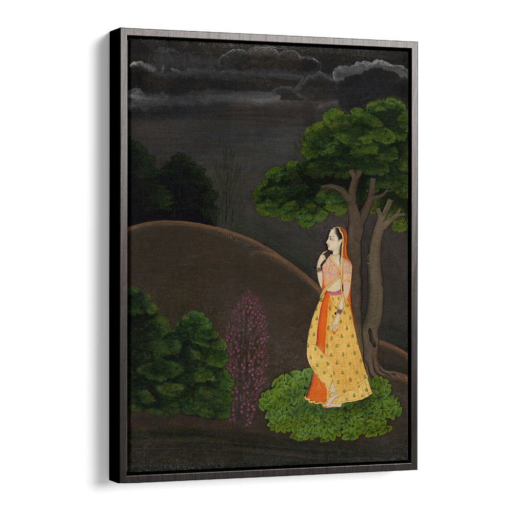 ABHISĀRIKĀ , INDIAN ART PAINTINGS