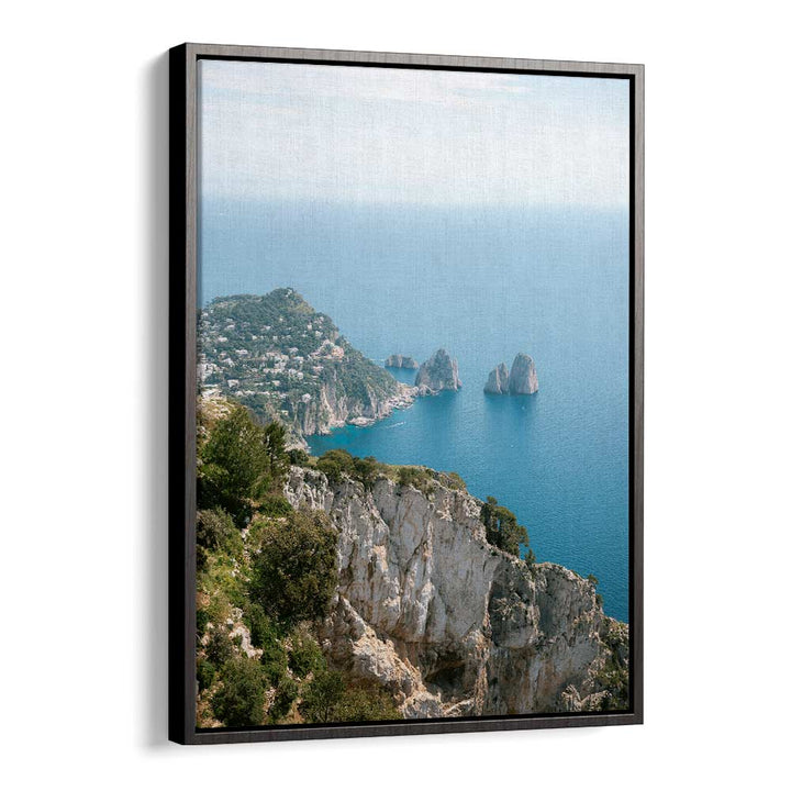 COAST OF CAPRI ITALY BY RAISA ZWART , LANDSCAPE PHOTO PRINTS