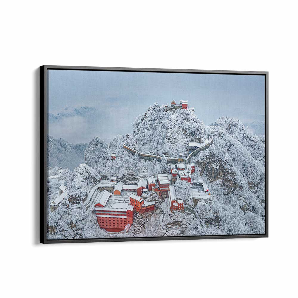 WUDANG MOUNTAIN AFTER SNOW BY SIMOON , LANDSCAPE PHOTO PRINTS