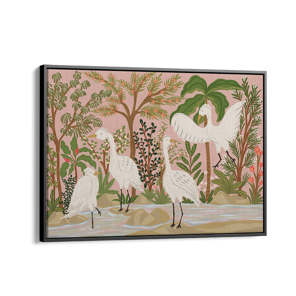 PEACEFUL JUNGLE EGRETS
