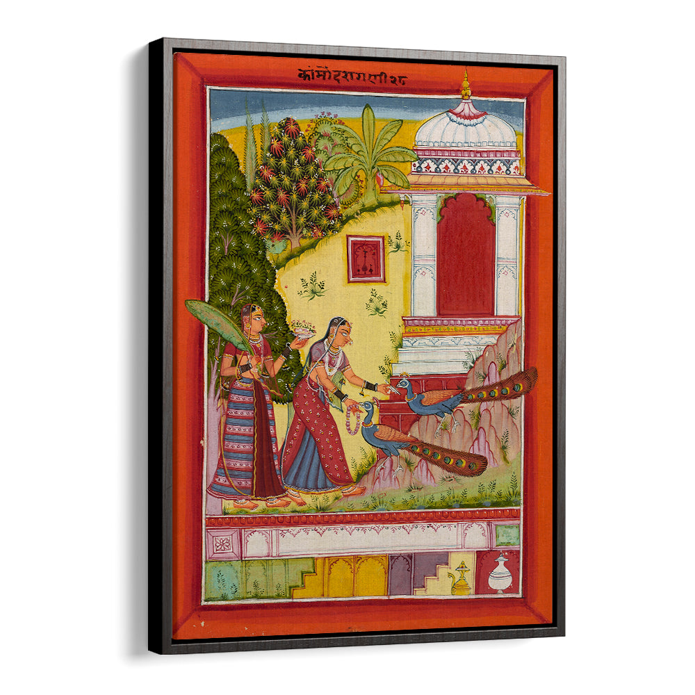 KAMOD RAGINI , INDIAN ART PAINTINGS