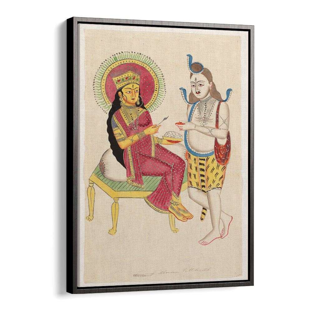ARDHANARI , INDIAN ART PAINTINGS
