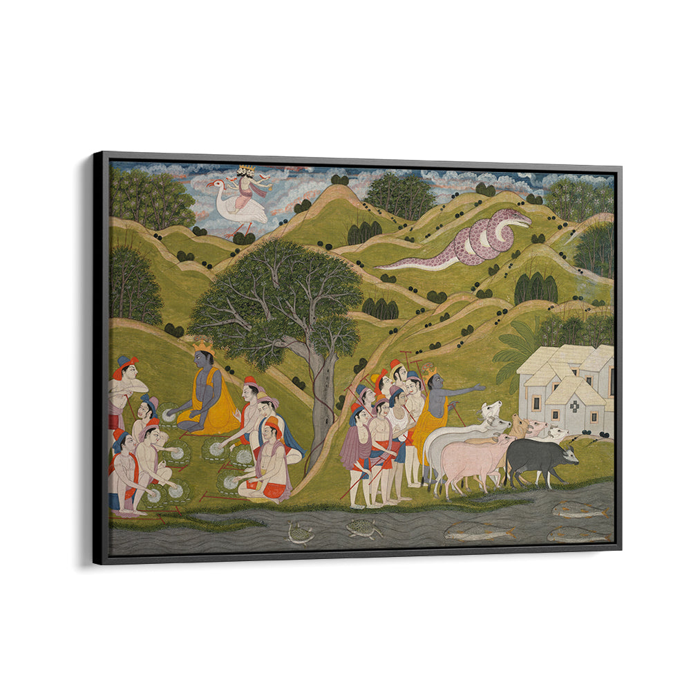 KALIYA , INDIAN ART PAINTINGS