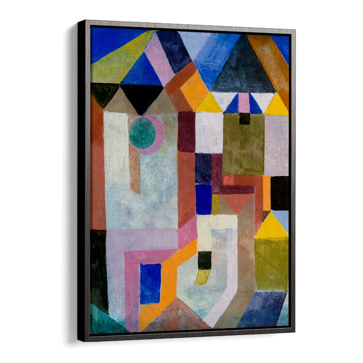 COLORFUL ARCHITECTURE (1917) BY PAUL KLEE, PAUL KLEE PAINTINGS, ARTWORKS BY PAUL KLEE