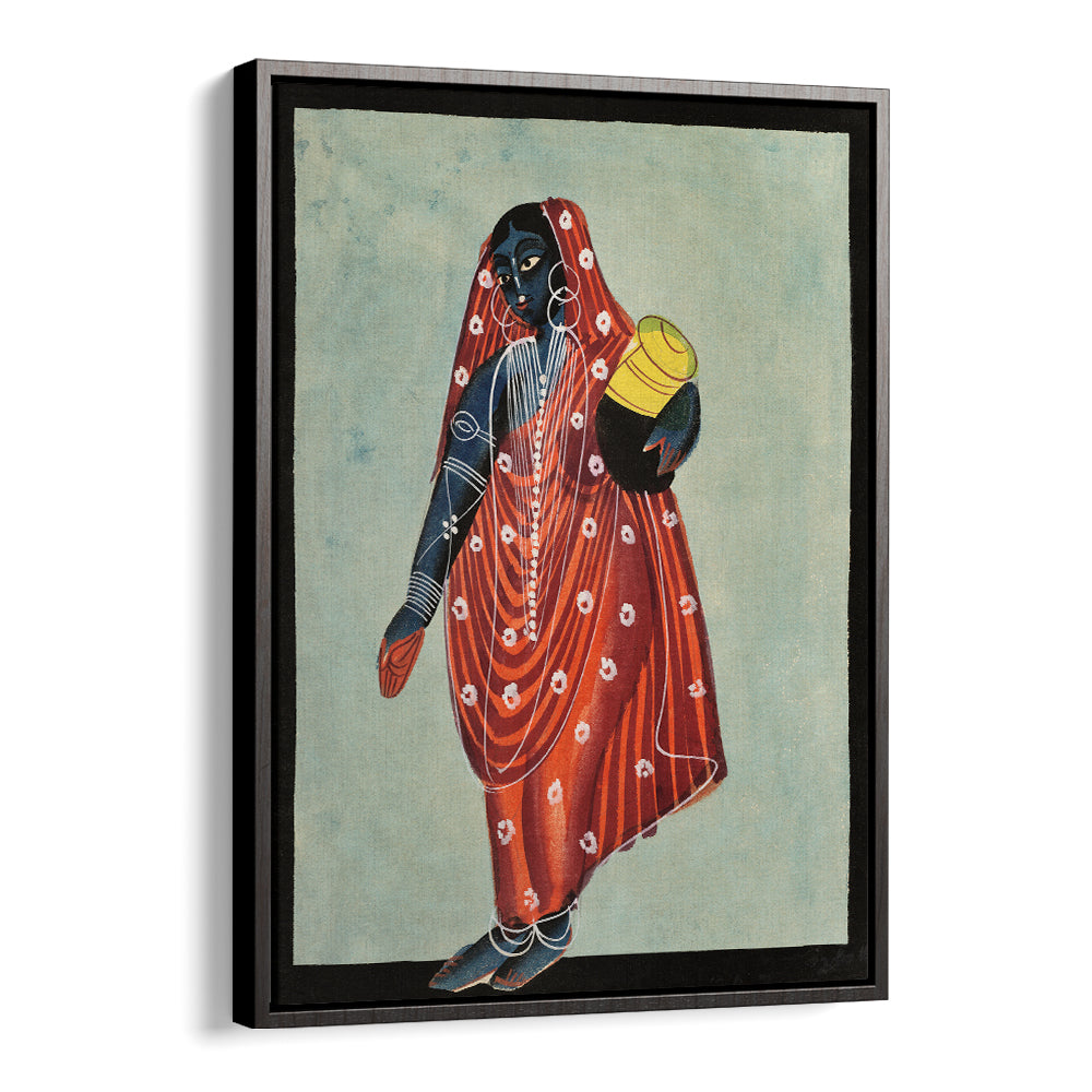 VISHNU IN FEMALE FORM OF MOHINI (1890) , INDIAN ART PAINTINGS