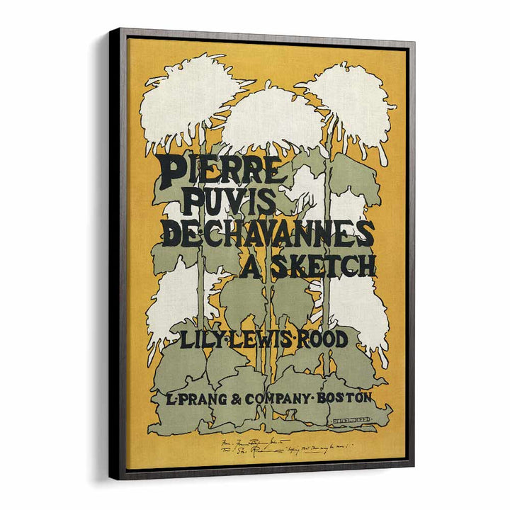 PIERRE PUVIS DE CHAVANNES (1895) BY ETHEL REED, VINTAGE PAINTINGS