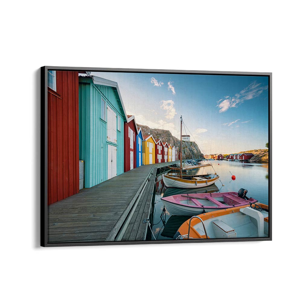 COLORED HARBOUR BY STEFAN HEFELE , LANDSCAPE PHOTO PRINTS