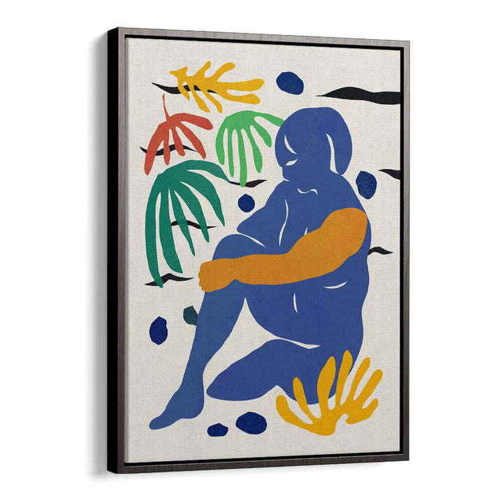 BLUE FIGURE ABSTRACT , COMIC POSTERS