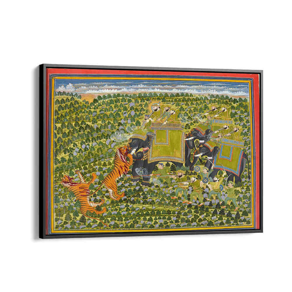 THE ROYAL HUNT , INDIAN ART PAINTINGS