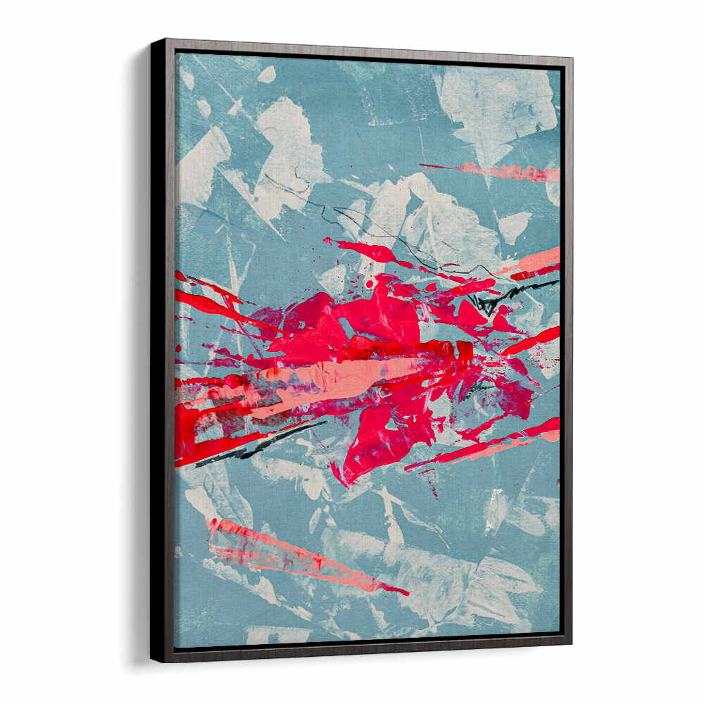 CRIMSON CHAOS BURST , ABSTRACT PAINTINGS