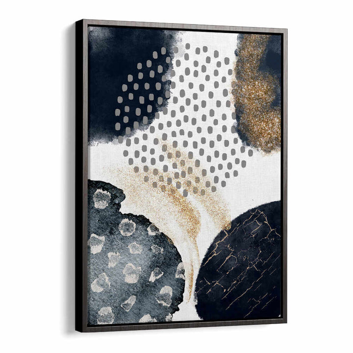 ABSTRACT BLACK AND GOLD III , ABSTRACT PAINTINGS