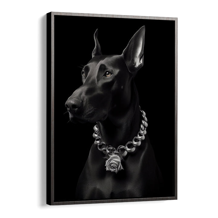 THE DOBERMAN , ANIMAL PAINTINGS