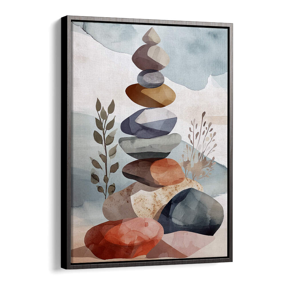 MINIMAL CALMS III , FLORAL, FLOWERS - PAINTINGS & ARTWORKS