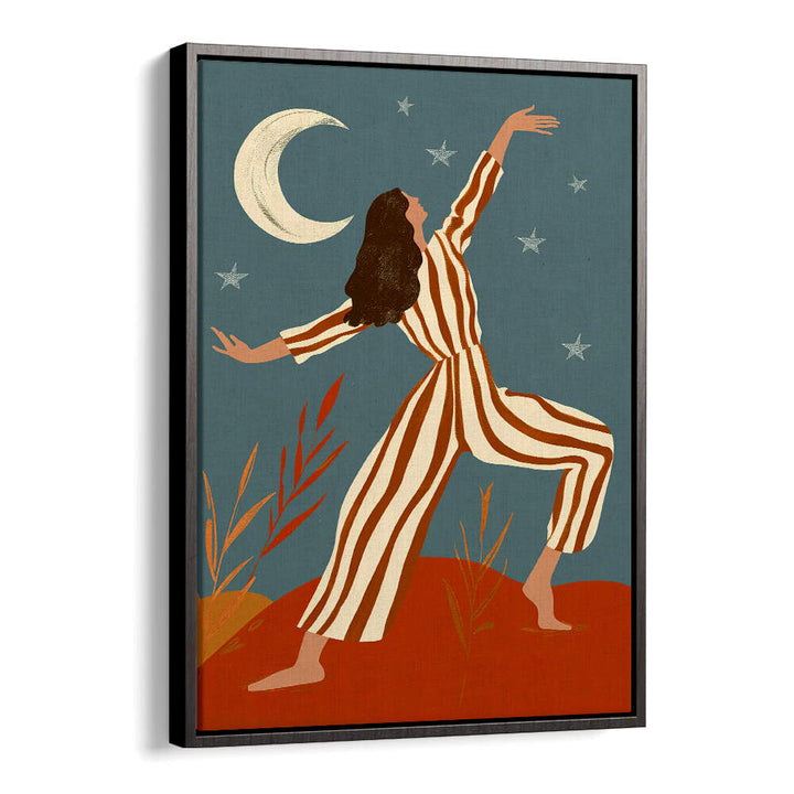MOONLIT DANCE , PORTRAITS & FIGURATIVE ILLUSTRATIONS