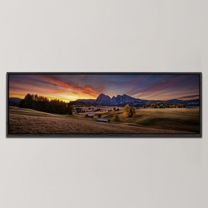 SUNRISE OVER THE HIGHLANDS , PANORAMIC ART