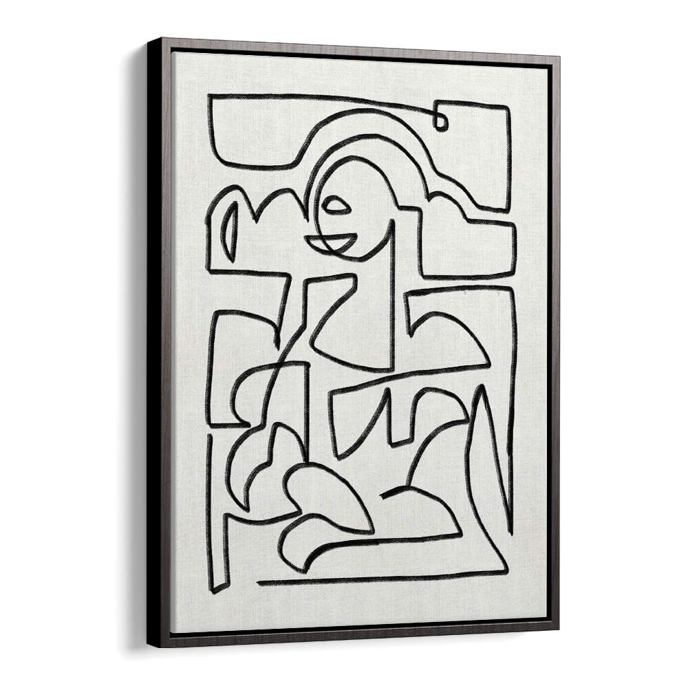 ABSTRACT CHALK LINE ART