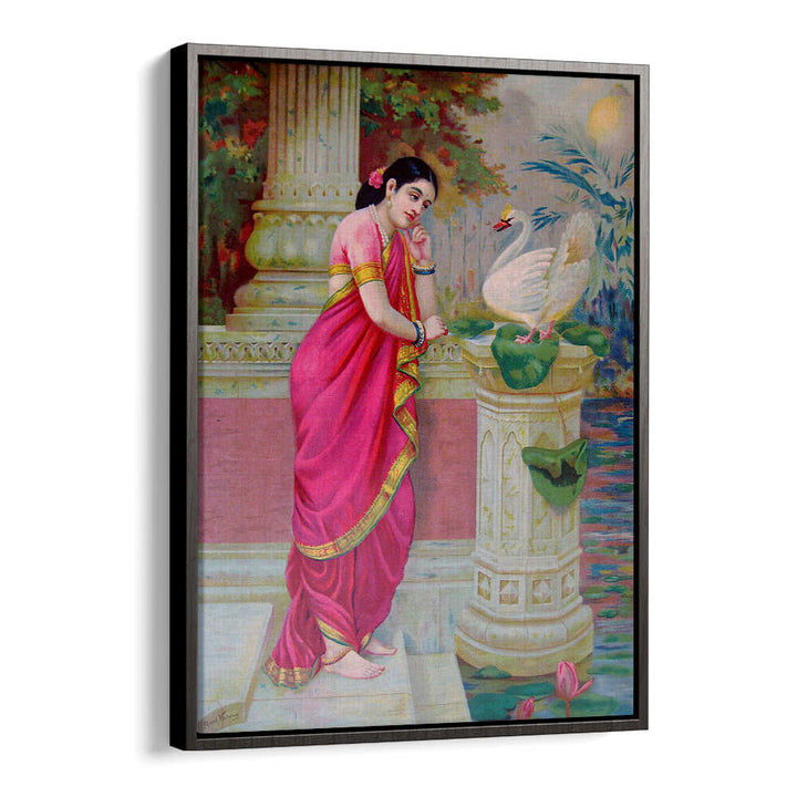 HANSA DAMAYANTHI , INDIAN ART PAINTINGS