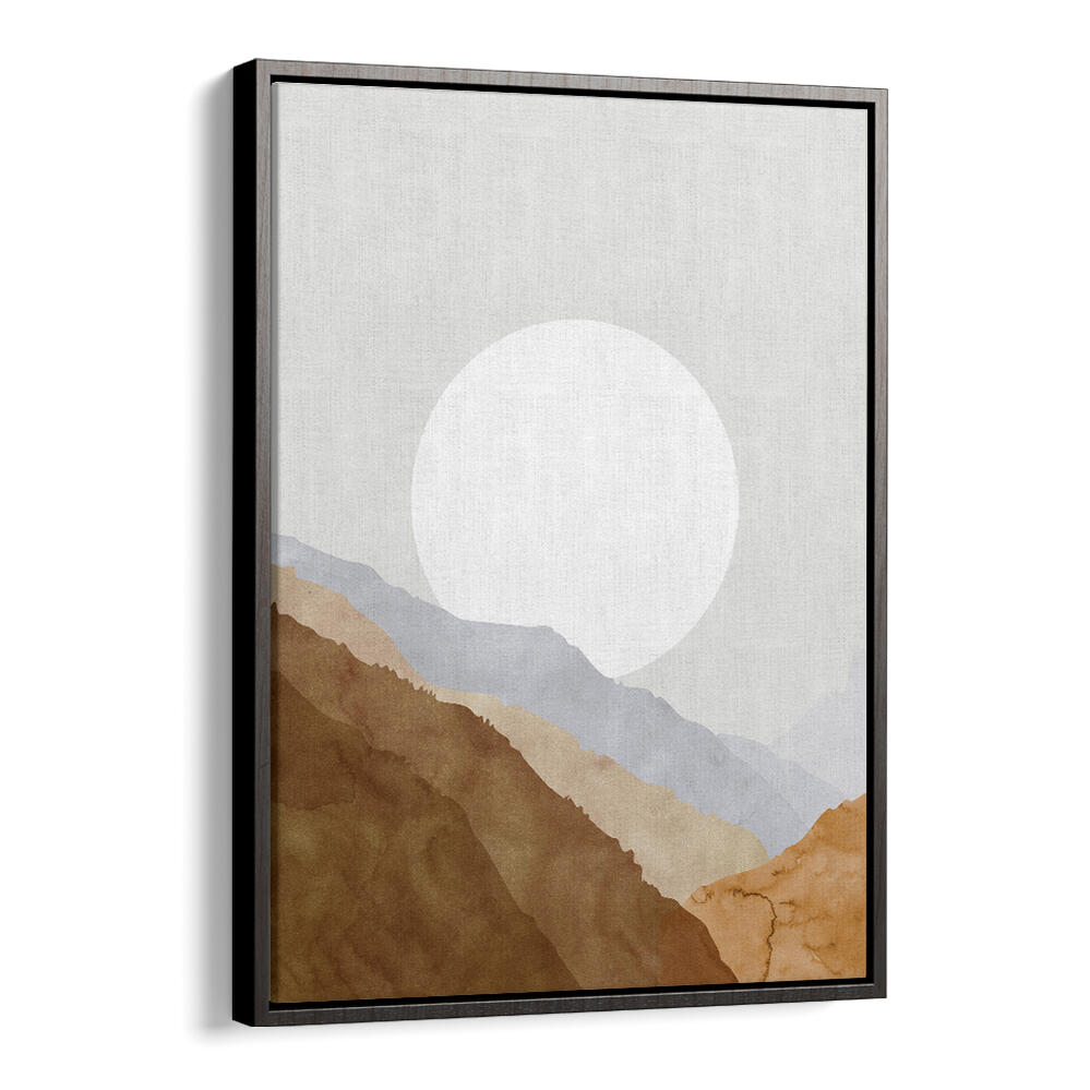 BOHO MOON AND MOUNTAINS , LANDSCAPE PAINTINGS