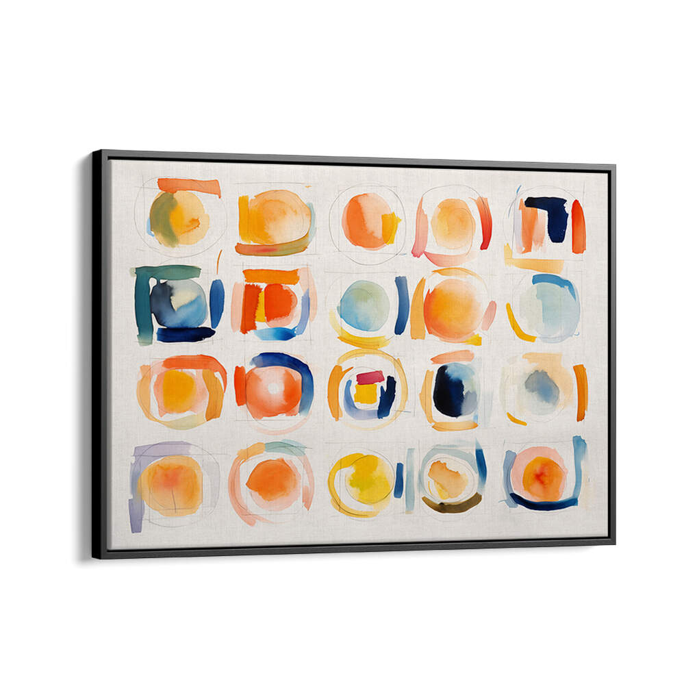 CIRCLES AND SQUARES , ABSTRACT PAINTINGS