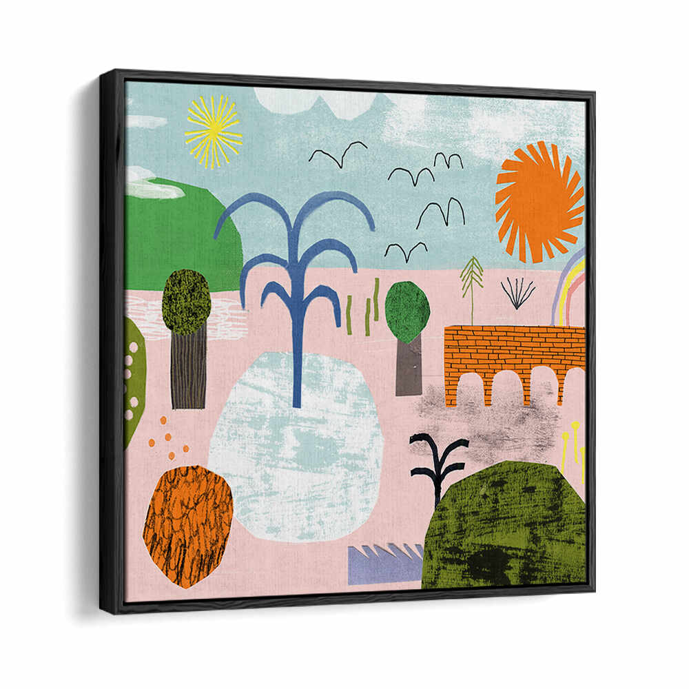 WHIMSICAL LANDSCAPE , KIDS ROOM PAINTINGS