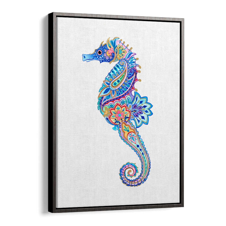 FLORAL SEAHORSE DREAM , BEACH PAINTINGS