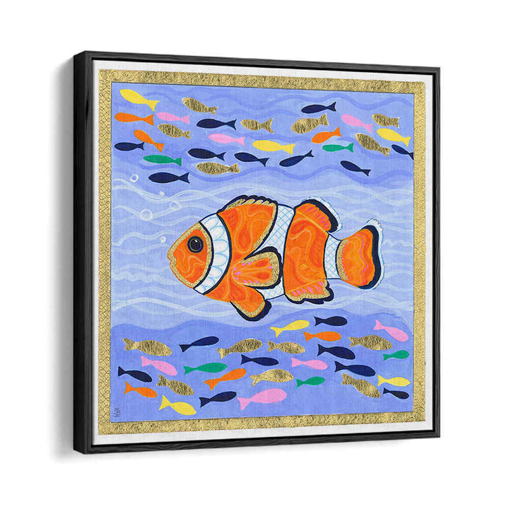 ORANGE CLOWN FISH , BEACH PAINTINGS