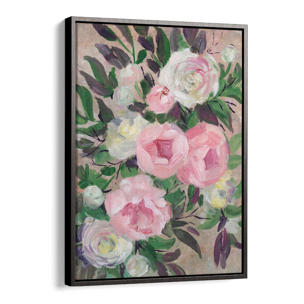 ZOYE PAINTERLY BOUQUET , FLORAL FLOWER PAINTINGS