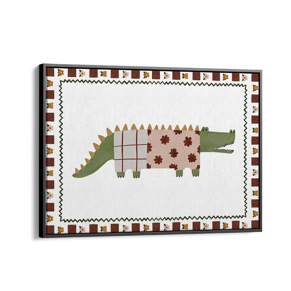 QUILTED CROCODILE , KIDS ROOM PAINTINGS