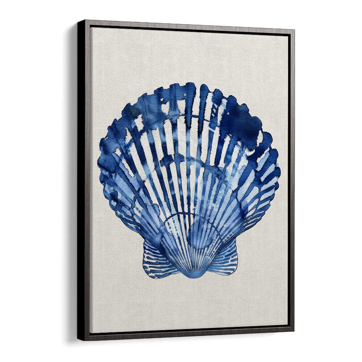 INDIGO SEASHELL , BEACH PAINTINGS