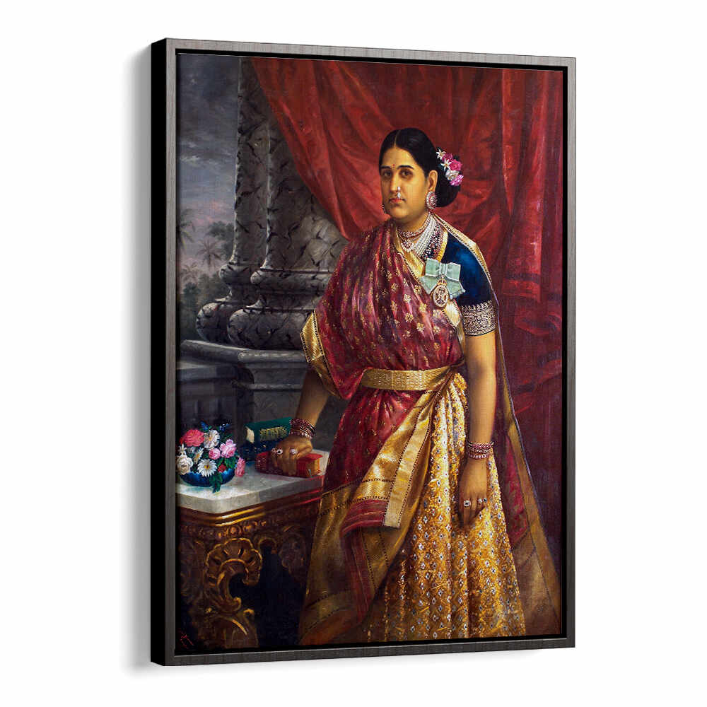 RANI BHARANI THIRUNAL LAKSHMI BAYI OF TRAVANCORE  , INDIAN ART PAINTINGS