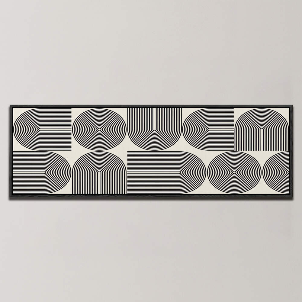 EXPRESSIVE MODERN ART V , PANORAMIC ART