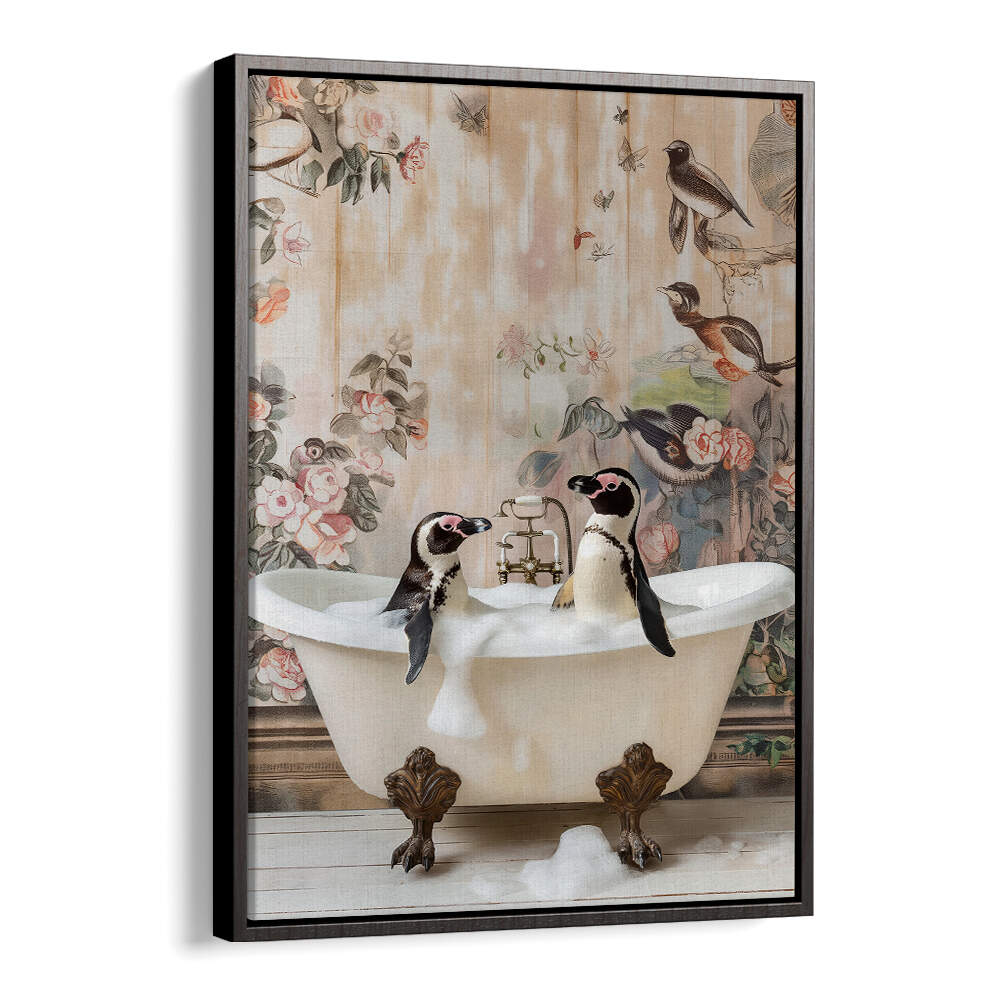 PENGUIN PALS IN A BUBBLE BATH