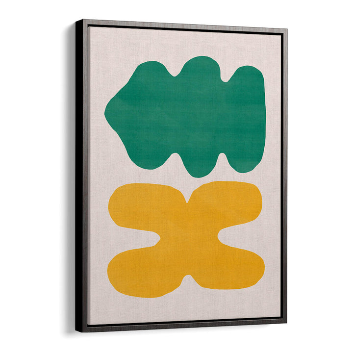 ORGANIC SHAPES IN GREEN AND YELLOW