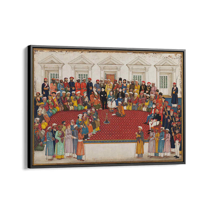 COURT OF MANY NATIONS , INDIAN ART PAINTINGS