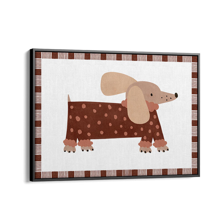 DOTTED DACHSHUND , KIDS ROOM PAINTINGS