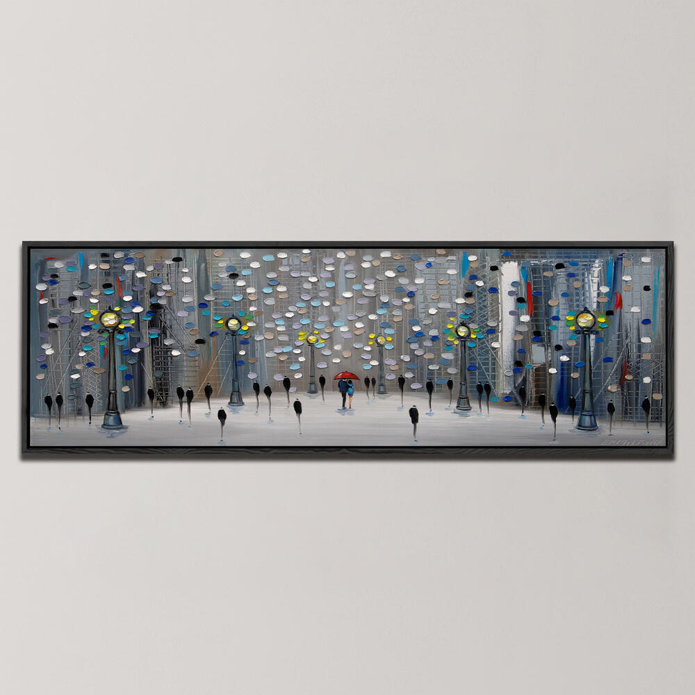 NIGHT CITY PARK , PANORAMIC ART