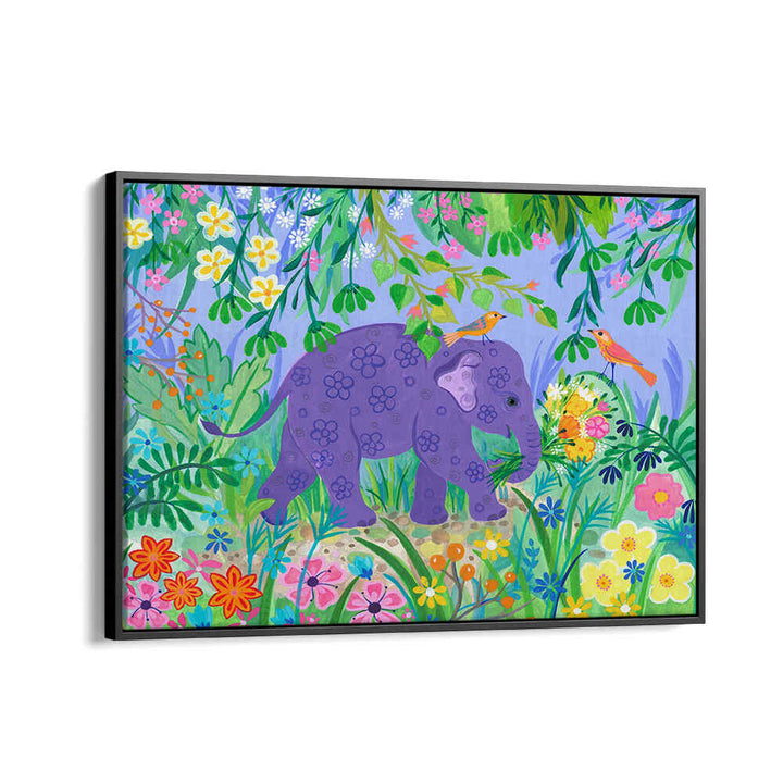 BLUE ELELPHANT , ANIMAL PAINTINGS