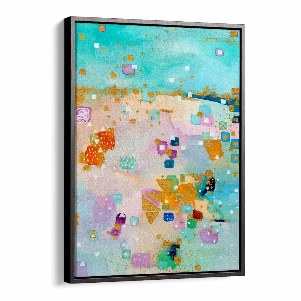 THE AQUARIANS , ABSTRACT PAINTINGS