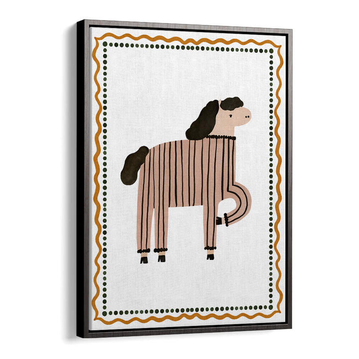 STRIPED HORSE HUMOR , KIDS ROOM PAINTINGS