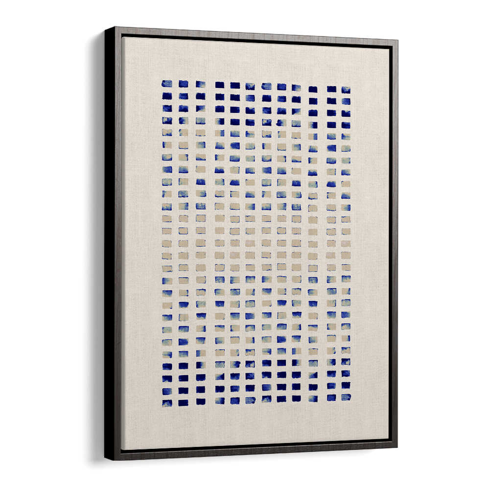 Stunning BLUE CORAL REFLECTING LINES, ABSTRACT PAINTINGS showcasing deep blues and coral hues for your home decor.