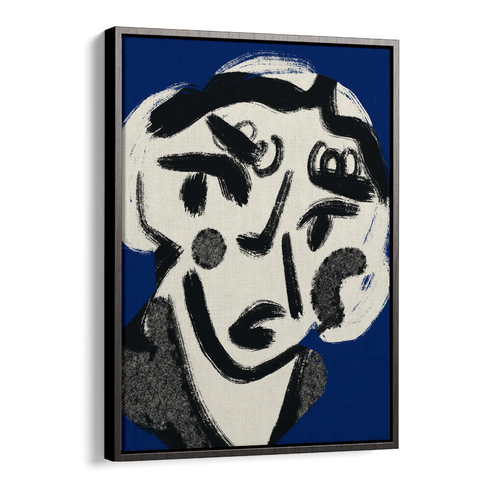 MADAME IN BLUE , PORTRAITS & FIGURATIVE ILLUSTRATIONS