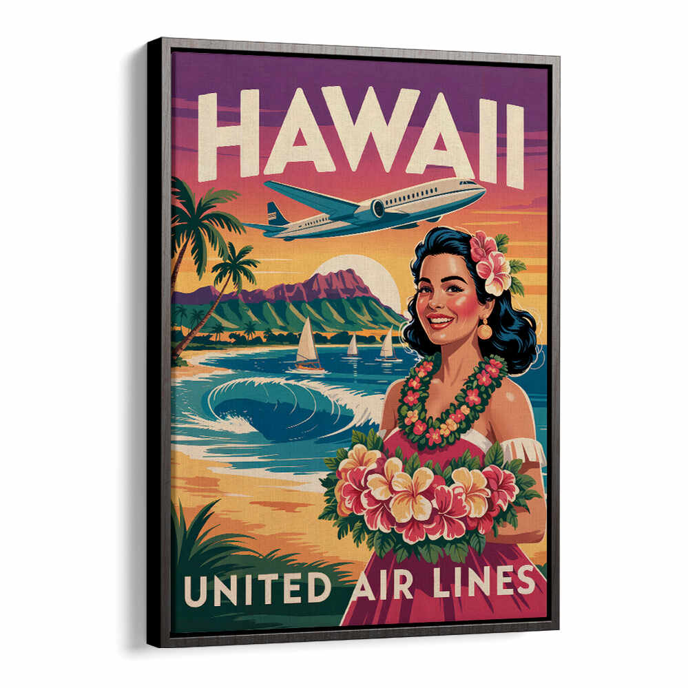 HAWAII , TRAVEL POSTERS
