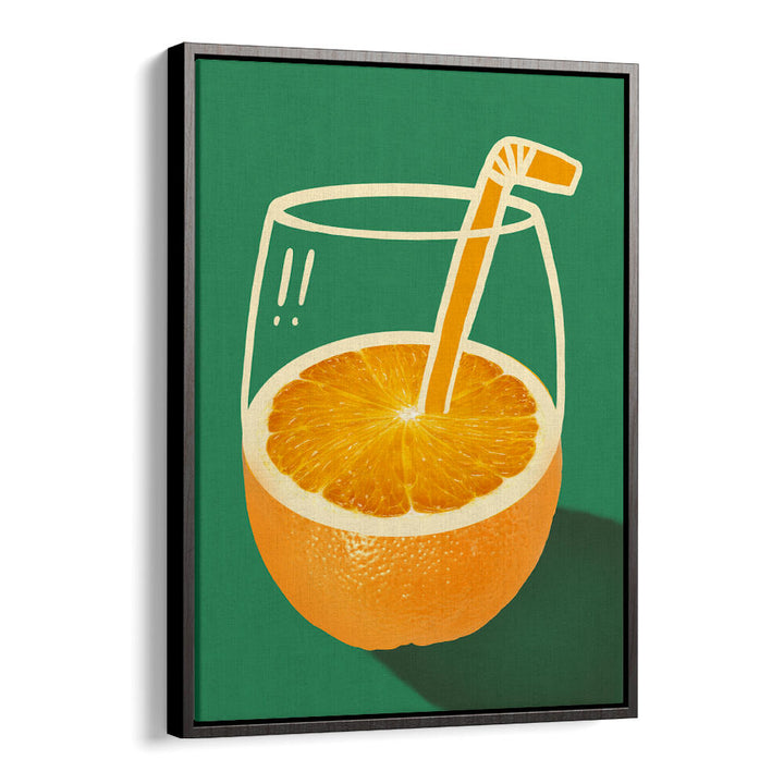 VIBRANT ORANGE CLEVERLY ILLUSTRATED , BAR & CAFE ART