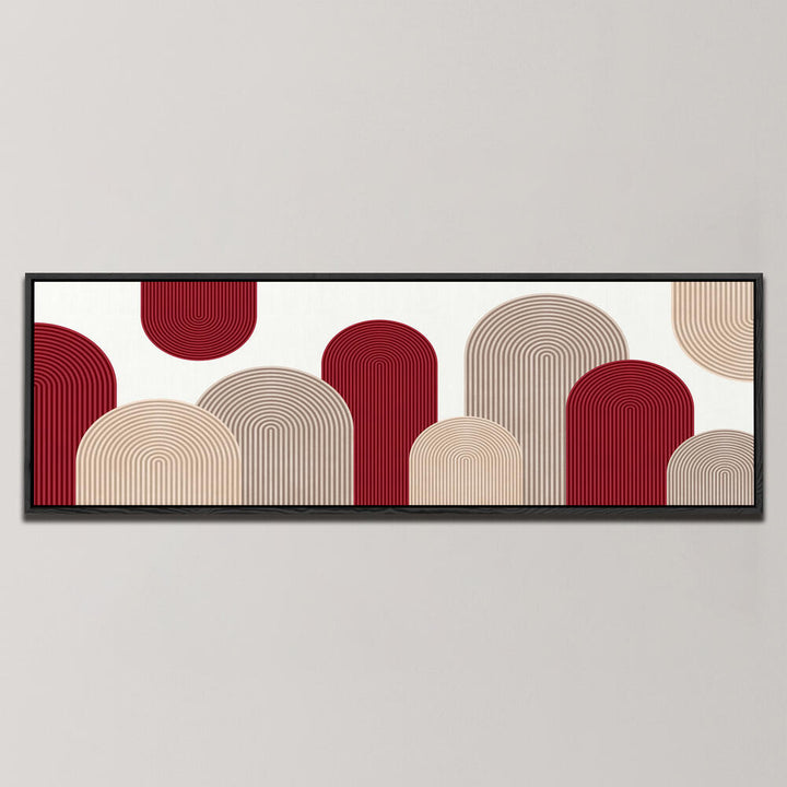 ABSTRACT GEOMETRIC ARTWORK , PANORAMIC ART