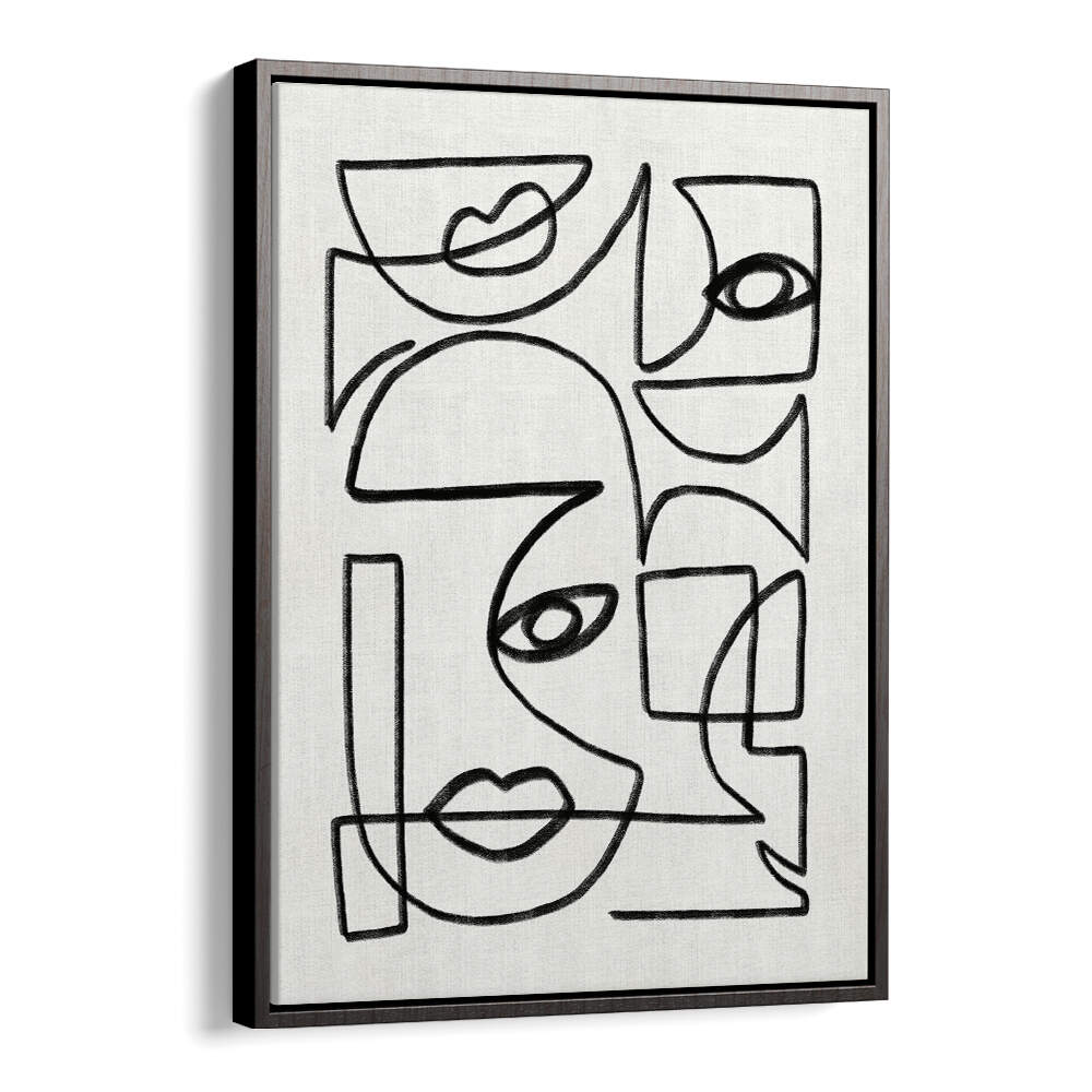 ABSTRACT LINE ART FACES