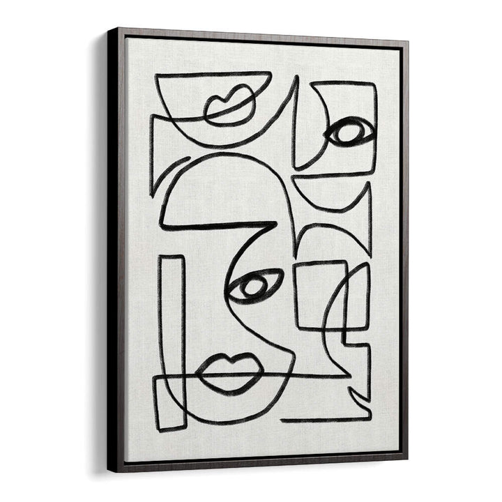 ABSTRACT LINE ART FACES