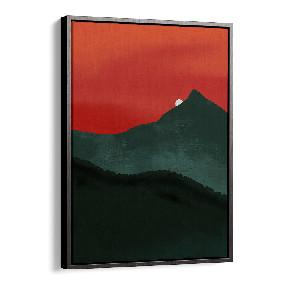 CRIMSON PEAK SUNRISE , LANDSCAPE PAINTINGS