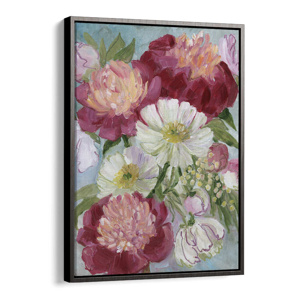 ELEANORA PAINTERLY FLORALS , FLORAL FLOWER PAINTINGS