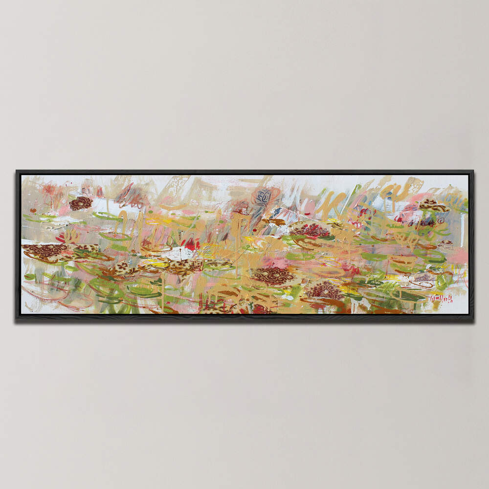 WHIMSICAL GARDEN , PANORAMIC ART