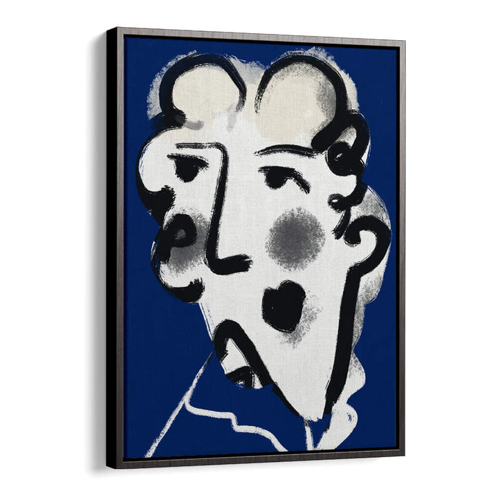 LANDLADY IN BLUE , PORTRAITS & FIGURATIVE ILLUSTRATIONS